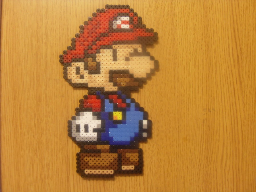 Figure 28: "Perler Mario," a craft by DeviantArt user Biddehdude.